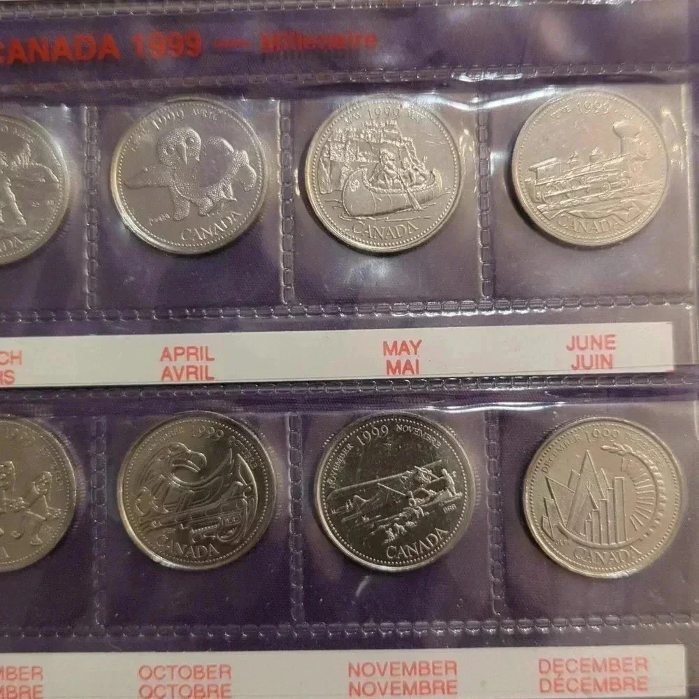 Commemorative Set of Quarters from 1999 - Picture 4 of 4
